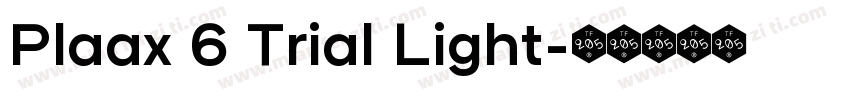 Plaax 6 Trial Light字体转换